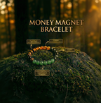 Gemzo Money Magnet Bracelet – 4 Powerful Crystals for Wealth & Success